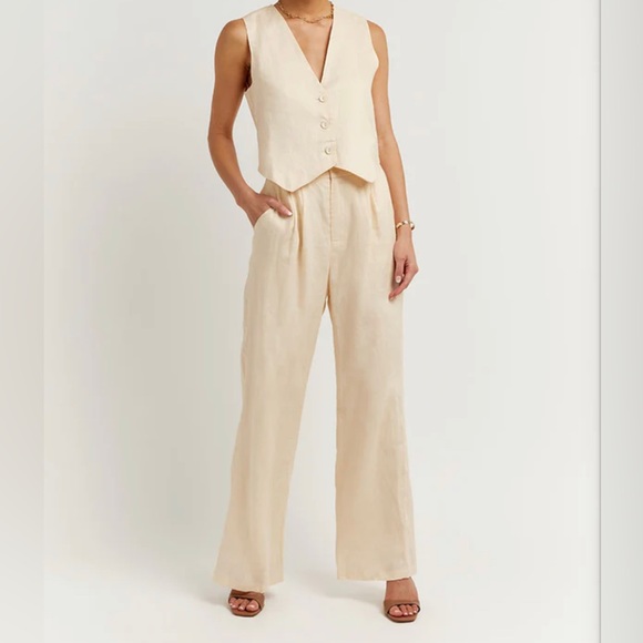 DISSH Pants - NORAH BUTTER LINEN PANT